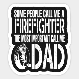 FAther (2) FIREFIGHTER DAD Sticker